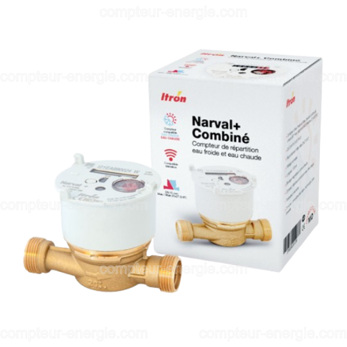 Compteur eau divisionnaire MID R100 Itron - NARVAL+